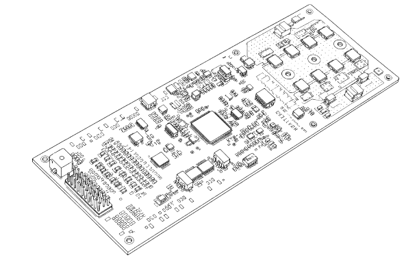 51.2V Battery Management System (BMS) Control Board Illustration